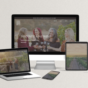 tehachapi winery website design